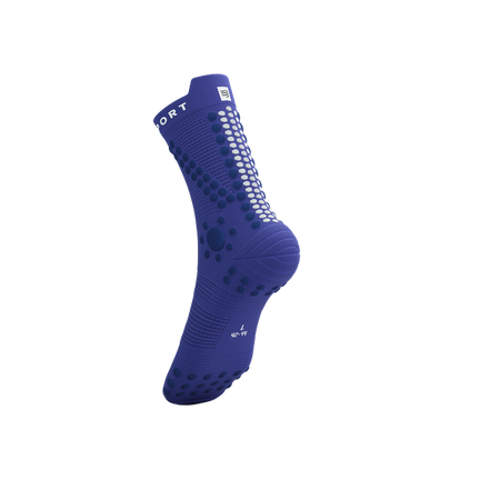 COMPRESSPORT Skarpetki do biegania trailowe PRORACING SOCKS V4 TRAIL dazz blue/blues