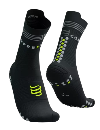 COMPRESSPORT Skarpetki do biegania wysokie ProRacing Socks V4 FLASH