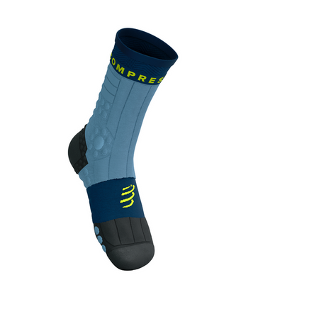 COMPRESSPORT Skarpetki do biegania zimowe PRORACING SOCKS WINTER TRAIL denim/poseidon