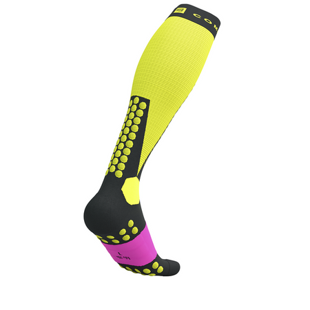 COMPRESSPORT Skarpety kompresyjne narciarskie SKI MOUNTAINEERING FULL SOCKS safe yellow/black