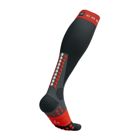 COMPRESSPORT Skarpety kompresyjne narciarskie SKI TOURING FULL SOCKS black/red