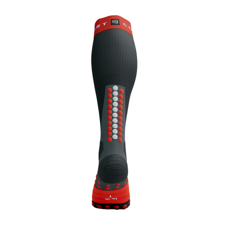 COMPRESSPORT Skarpety kompresyjne narciarskie SKI TOURING FULL SOCKS black/red