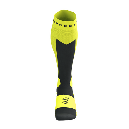 COMPRESSPORT Skarpety kompresyjne narciarskie SKI TOURING FULL SOCKS safe yellow/black