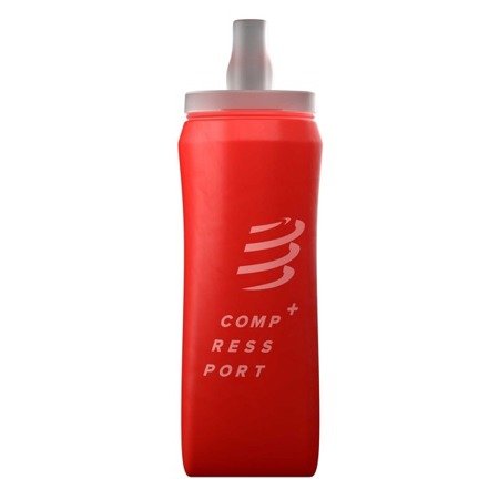 COMPRESSPORT Soft flask ERGO FLASK 500 ml + rurka czerwony