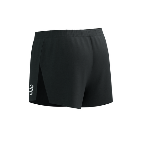 COMPRESSPORT Spodenki do biegania męskie RACING SPLIT SHORT black