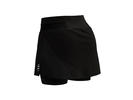 COMPRESSPORT Spódniczka biegowa damska PERFORMANCE SKIRT Black