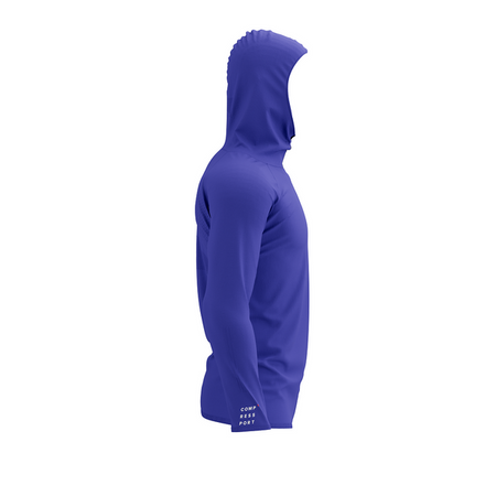 COMPRESSPORT Terniczna bluza biegowa 3D THERMO SEAMLESS HOODIE ZIP dazz blue