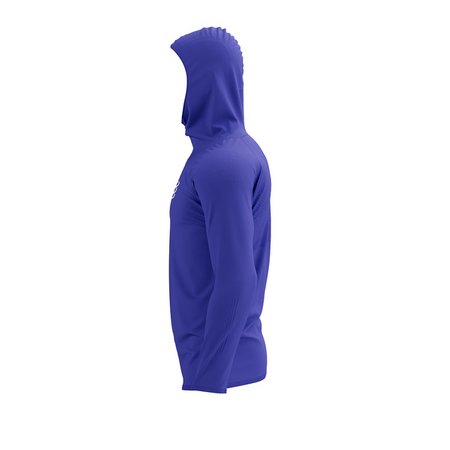 COMPRESSPORT Terniczna bluza biegowa 3D THERMO SEAMLESS HOODIE ZIP dazz blue