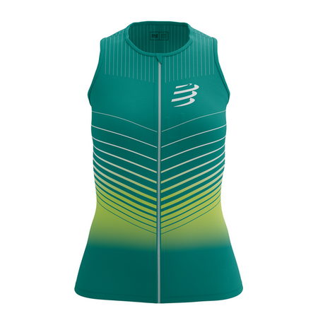 COMPRESSPORT Triathlonowa koszulka kompresyjna damska TRI POSTURAL TANK TOP columbia primerose