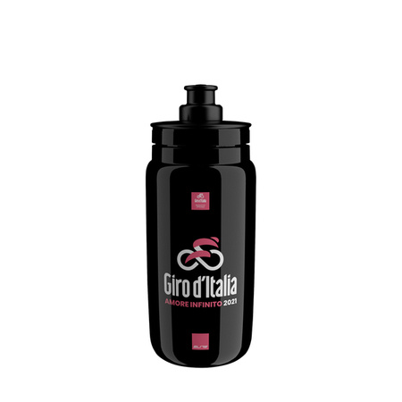 ELITE Bidon rowerowy FLY Teams 2021 Giro d'Italia Iconic Black Map 550 ml