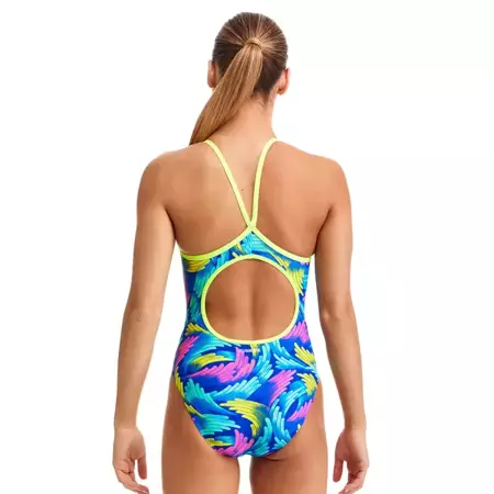 FUNKITA Strój kąpielowy damski jednoczęściowy DIAMOND BACK ONE PIECE air lift