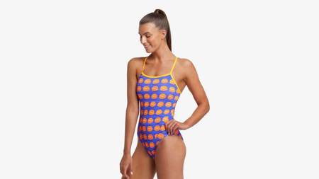 FUNKITA Strój kąpielowy damski jednoczęściowy SINGLE STRAP ONE PIECE Lippie Love