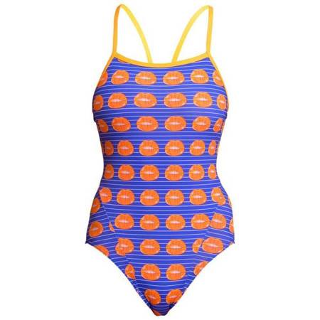 FUNKITA Strój kąpielowy damski jednoczęściowy SINGLE STRAP ONE PIECE Lippie Love