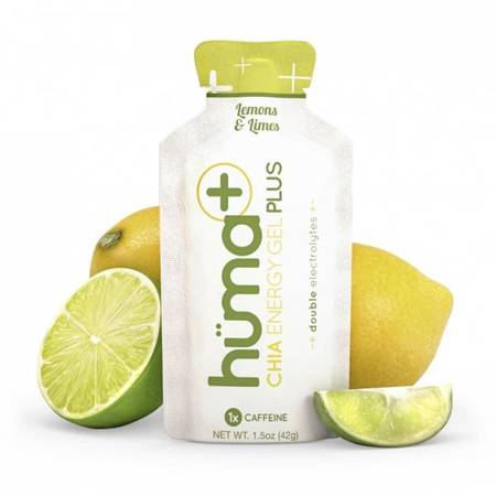 HUMA GEL PLUS Żel energetyczny z kofeiną cytryna-limonka 44 g