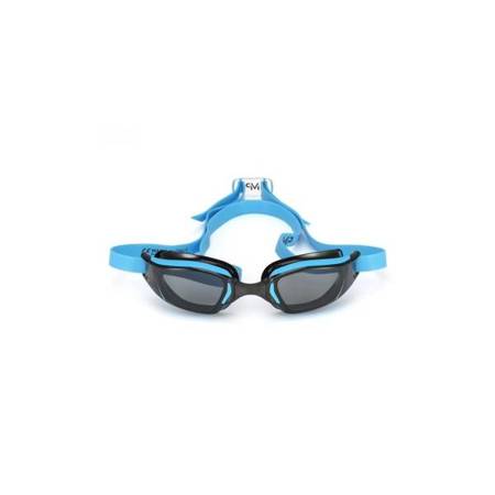 MP Okularki pływackie XCEED Titanium Smoke czarno-niebieskie
