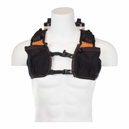 ORANGE MUD Plecak biegowy z bidonami HYDRA Vest Pack 2 czarno-pomarańczowy