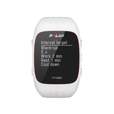 POLAR Zegarek sportowy z GPS M430 biały