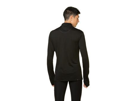 RONHILL Bluza biegowa męska TECH MERINO 1/2 ZIP black/lake