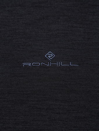 RONHILL Bluza biegowa męska TECH MERINO 1/2 ZIP black/lake