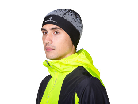 RONHILL Czapka biegowa REFLECT BEANIE black/reflect