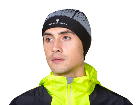 RONHILL Czapka biegowa REFLECT BEANIE black/reflect