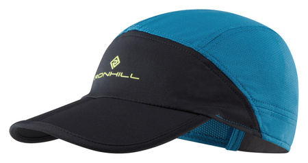 RONHILL Czapka biegowa SPLIT CAP czarno-niebieska