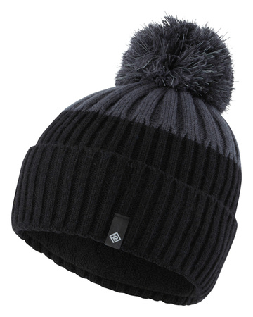 RONHILL Czapka do biegania BOBBLE HAT black/charcoal