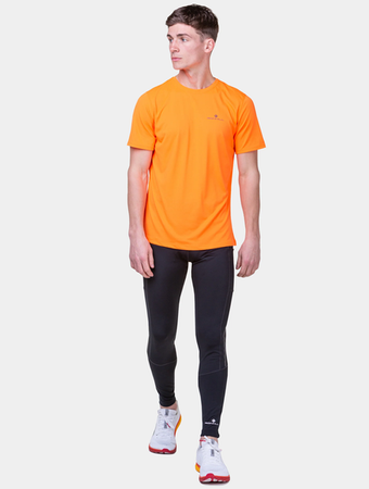 RONHILL Koszulka biegowa męska CORE S/S TEE fluo orange/legion