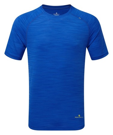 RONHILL Koszulka biegowa męska INFINITY AIR-DRY S/S TEE niebieska