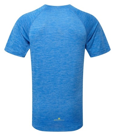 RONHILL Koszulka biegowa męska MOMENTUM S/S TEE błękitna