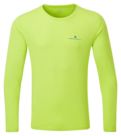 RONHILL Koszulka biegowa z długim rękawem męska CORE L/S TEE fluo żółta