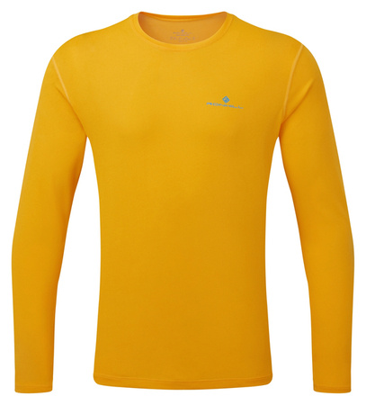 RONHILL Koszulka biegowa z długim rękawem męska CORE L/S TEE pomarańczowa