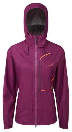 RONHILL Kurtka biegowa damska TECH FORTIFY JACKET blackcurrant/mango