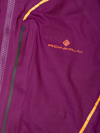 RONHILL Kurtka biegowa damska TECH FORTIFY JACKET blackcurrant/mango