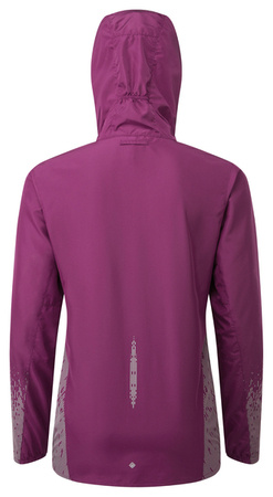 RONHILL Kurtka biegowa damska TECH REFLECT JACKET blackcurrant/reflect