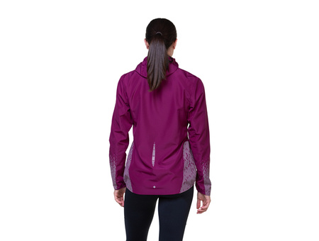 RONHILL Kurtka biegowa damska TECH REFLECT JACKET blackcurrant/reflect