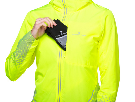 RONHILL Kurtka biegowa damska TECH REFLECT JACKET fluo yellow/reflect