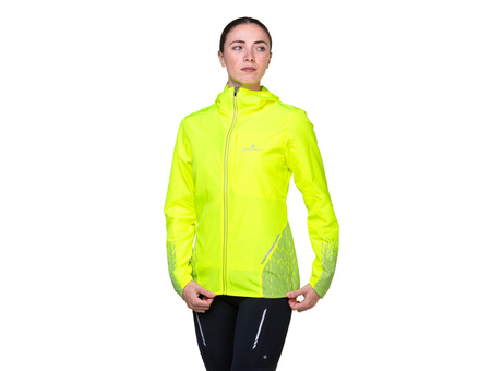 RONHILL Kurtka biegowa damska TECH REFLECT JACKET fluo yellow/reflect