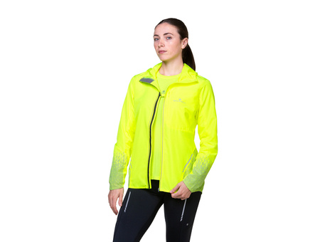 RONHILL Kurtka biegowa damska TECH REFLECT JACKET fluo yellow/reflect