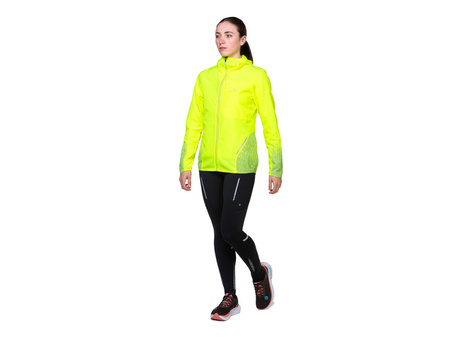 RONHILL Kurtka biegowa damska TECH REFLECT JACKET fluo yellow/reflect