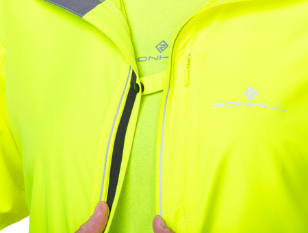 RONHILL Kurtka biegowa damska TECH REFLECT JACKET fluo yellow/reflect