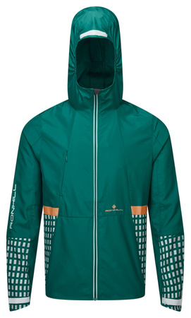 RONHILL Kurtka biegowa męska TECH AFTERHOURS JACKET deep lagoon