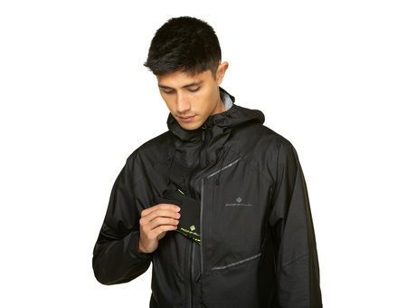 RONHILL Kurtka biegowa męska TECH FORTIFY JACKET all black