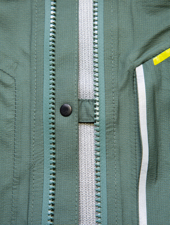 RONHILL Kurtka biegowa męska TECH FORTIFY JACKET dark sage/acid