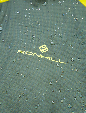 RONHILL Kurtka biegowa męska TECH FORTIFY JACKET dark sage/acid