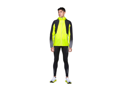 RONHILL Kurtka biegowa męska TECH REFLECT JACKET fluo yellow/black/reflect