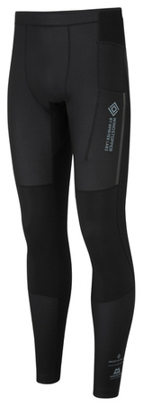 RONHILL Legginsy biegowe męskie TECH GORE-TEX WINDSTOPPER TIGHT all black