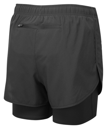 RONHILL Spodenki do biegania damskie CORE TWIN SHORT all black