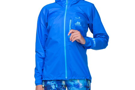 RONHILL Wodoodporna kurtka biegowa damska TECH GORE-TEX MERCURIAL JACKET electric blue/aquamint