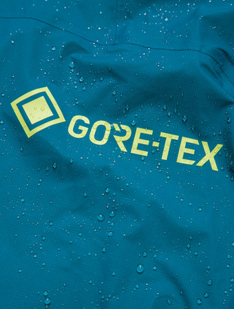 RONHILL Wodoodporna kurtka biegowa męska TECH GORE-TEX MERCURIAL JACKET deep teal/acid